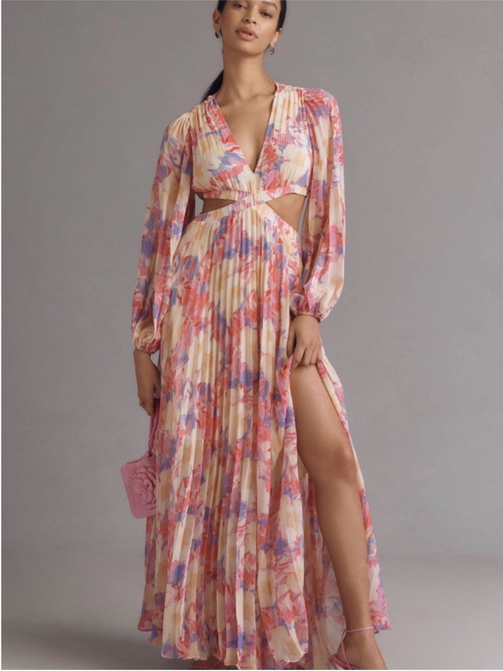 Anthropologie Astr the label
Revery Floral Long Sleeve Maxi Dress